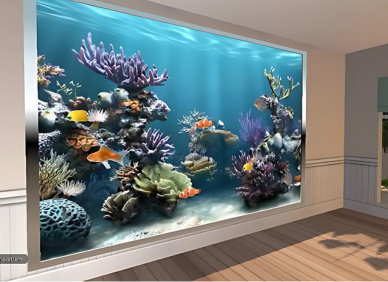 Wall Aquarium In Gurgaon, Noida, Delhi NCR